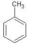 トルエン構造式